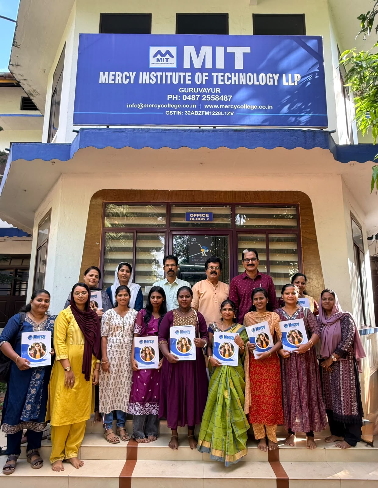 Mercy Institute students celebrating graduation and academic milestones